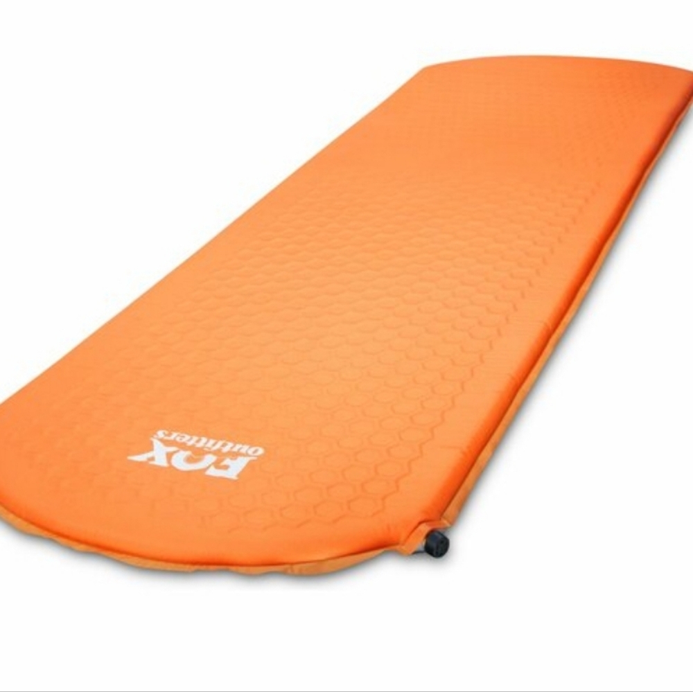 Fox Outfitters Lightweight 100 Self-Inflating Mattress Pad for Camping, Hiking